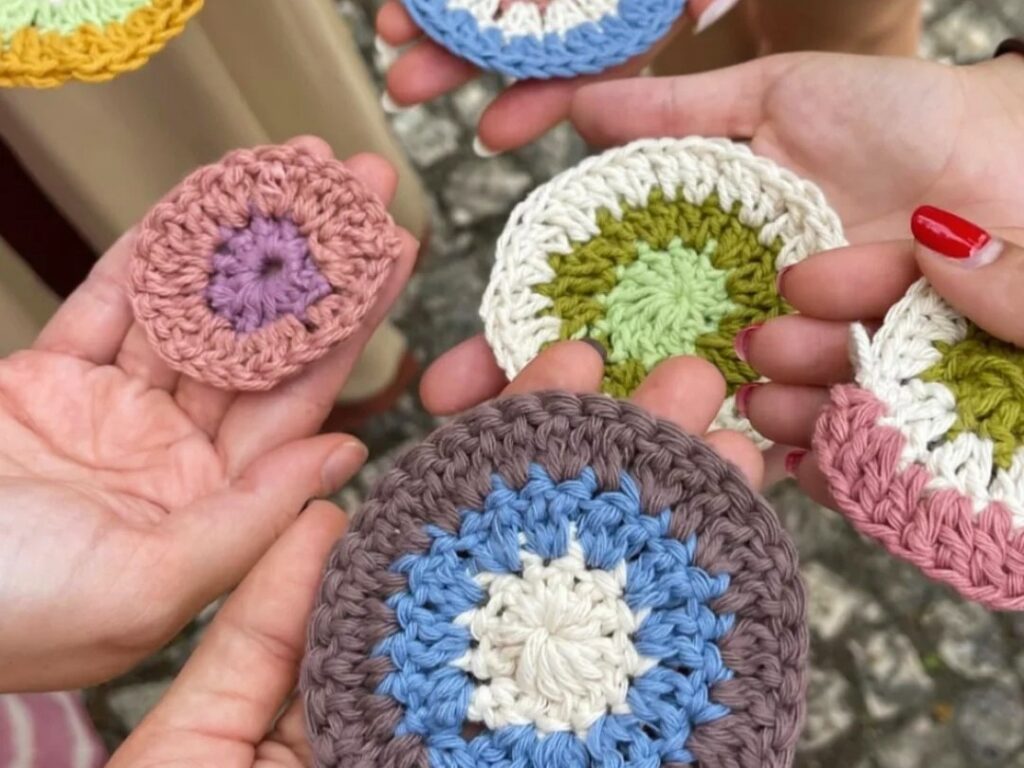 Crochet coasters workshop