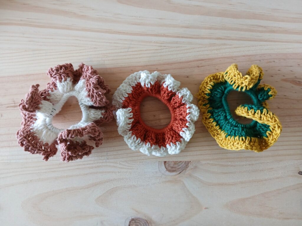 Crochet scrunchie workshop